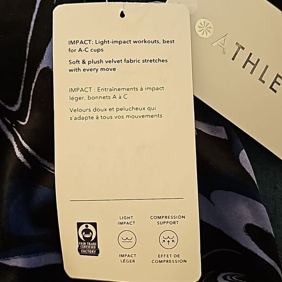 ATHLETA Exhilarate Velvet Crop A-C, Size Large,  NWT - Picture 8 of 10